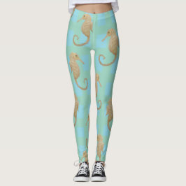 Leggings Caballo de mar Pescado Maureen Girard Fuerza Océan