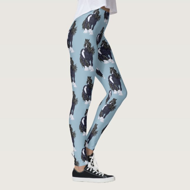 Leggings Caballo de tiro Gypsy Vanner (Derecha)
