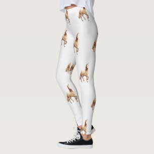 Leggings Caballo Póney Galés y Cob Acuarela Ecuestre