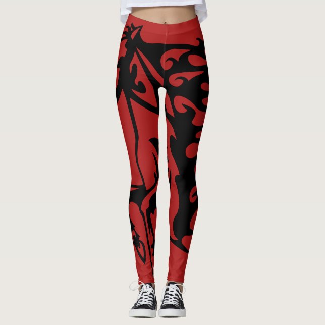 Leggings Caballo Poni Bronco Semental Corcel Carrera Línea  (Anverso)