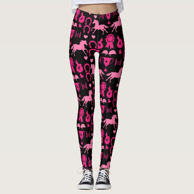 Leggings Caballo rosado (Anverso)