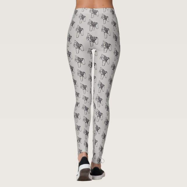Leggings Caballos de Dala (Reverso)