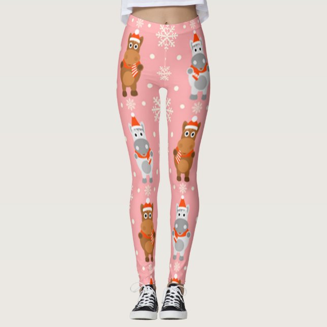 Leggings Caballos de invierno (Anverso)
