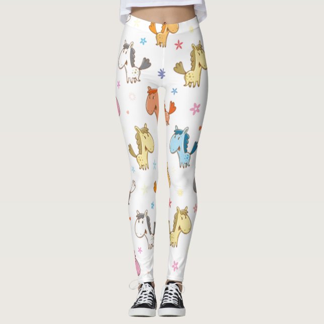 Leggings Caballos Personalizados (Anverso)