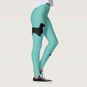 Leggings Cabello largo de Dachshund - Silhouette 1