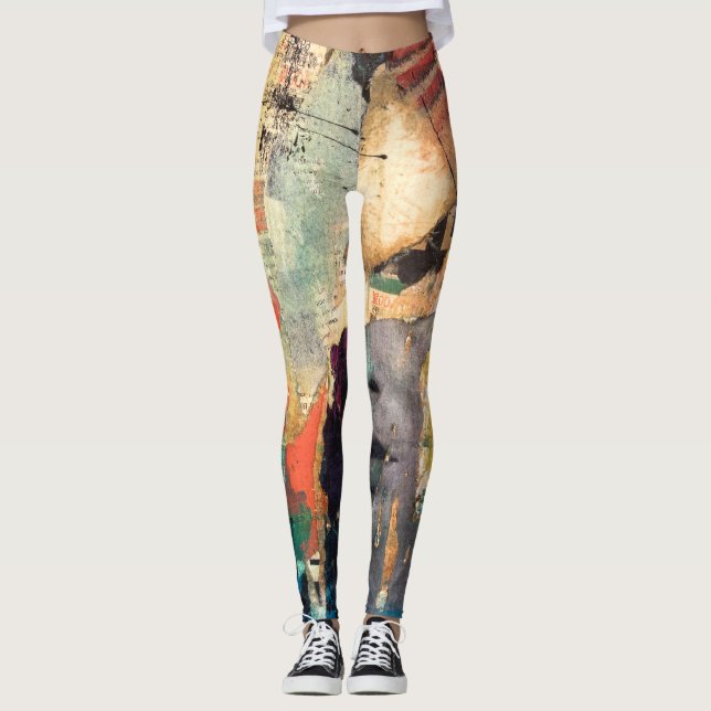 Leggings Cabeza de Collage (Anverso)