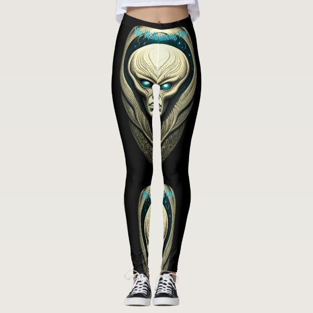 Leggings Cabeza de cráneo de Alien Thunder_Cove (Anverso)