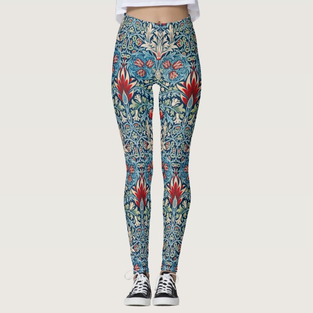 Leggings Cabeza de serpiente, William Morris (Anverso)