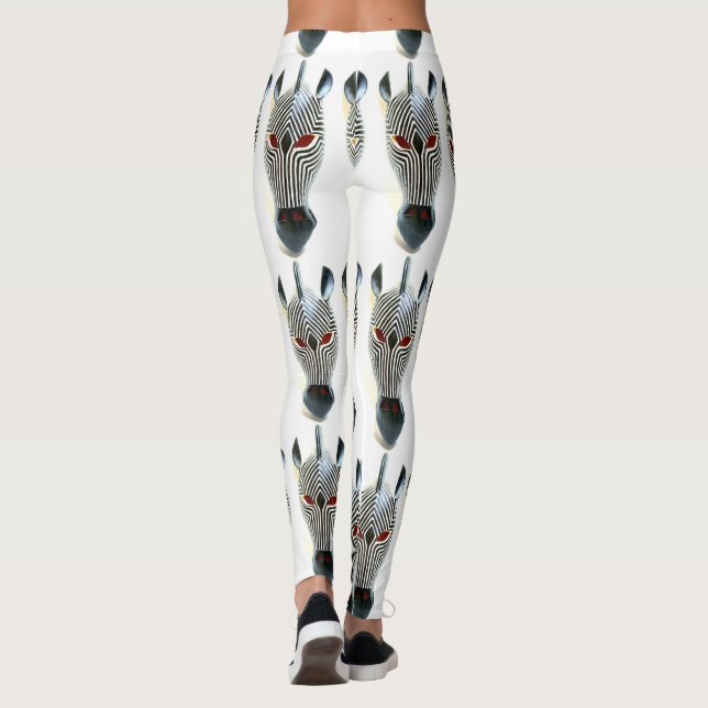 Leggings cabeza de zebra (Reverso)