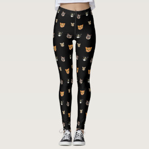 Leggings Cabezas felices del gato - modelo