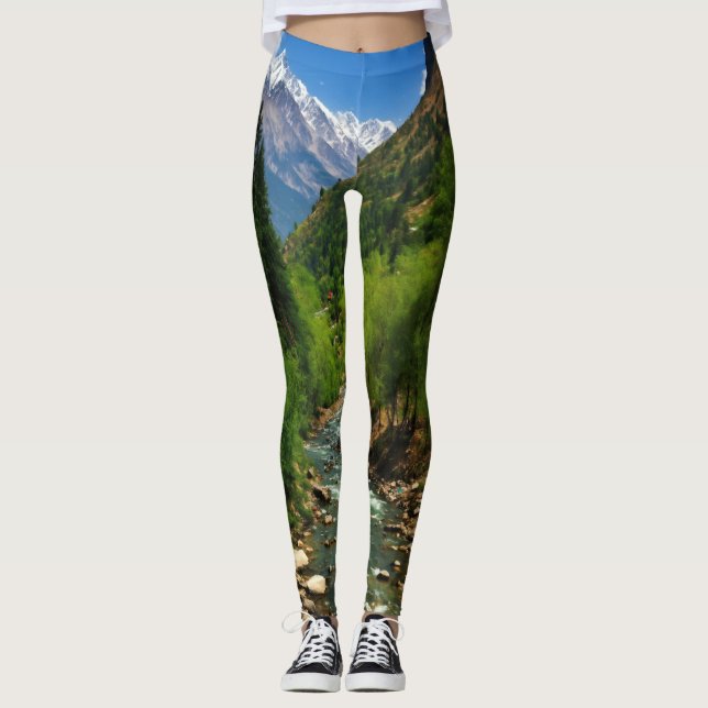 Leggings "Cachemira: Encabezada por Jannat Nazir Leggings" (Anverso)