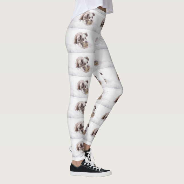 Leggings cachorro aussie merle rojo (Derecha)