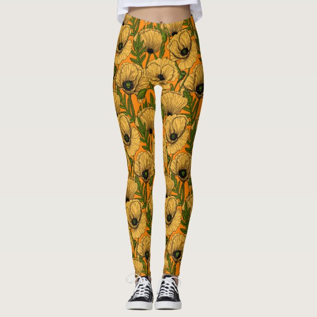 Leggings Cachorros amarillos (Anverso)