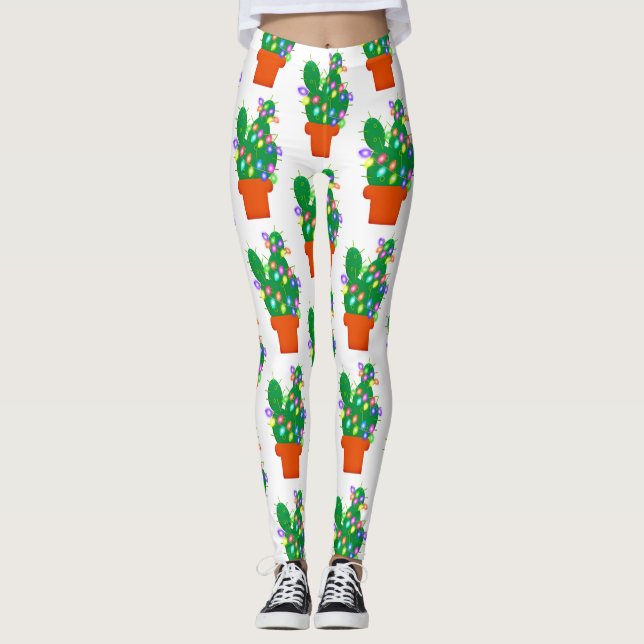 Leggings cactus christmas (Anverso)