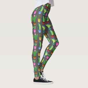 Leggings Cactus lindo en modelo de los plantadores