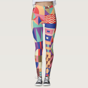 Leggings Cactus Succulent: Doodle estilo boceto