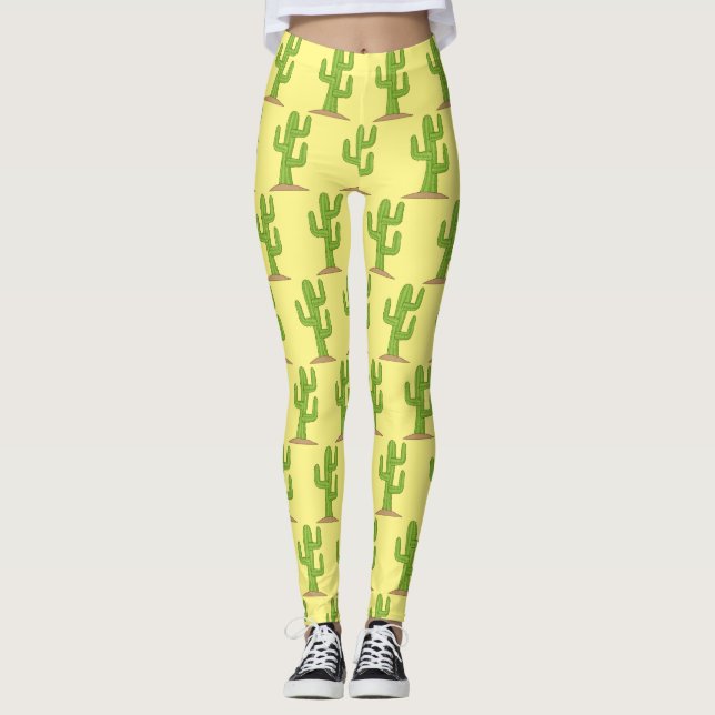 Leggings Cactus Thunder_Cove del Saguaro (Anverso)