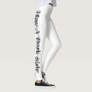 Leggings Cada Buen Chica, Tiene Un Lado Oscuro Y Rebelde