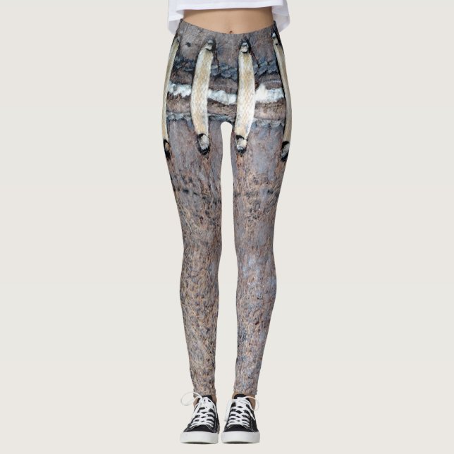 Leggings Cadenas de fútbol horizontales (Anverso)