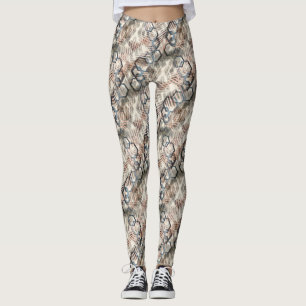 Leggings Cadenas de hojas de palma.