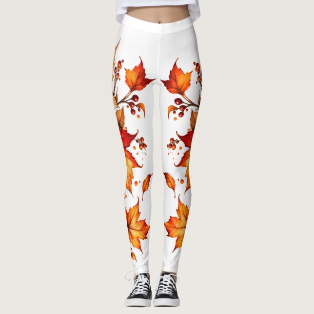 Leggings Caen las hojas (Anverso)