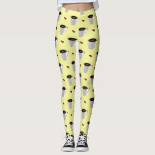 LEGGINGS CAFÉ CUPS & BEANS