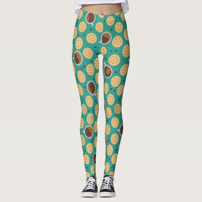 Leggings Café y cookies (Anverso)