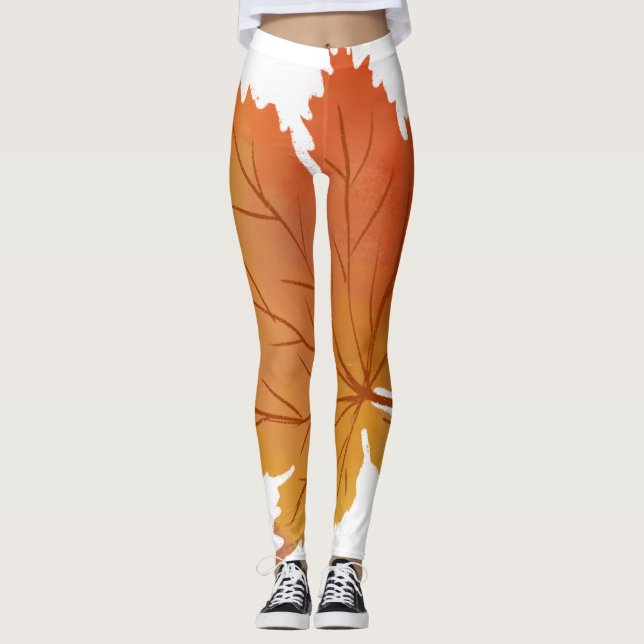 Leggings Caída de hojas - Otoño (Anverso)