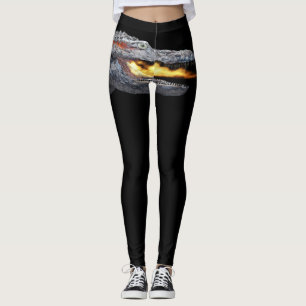 Leggings Caimán que escupe fuego