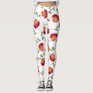 Leggings Cajas de flores de ventana