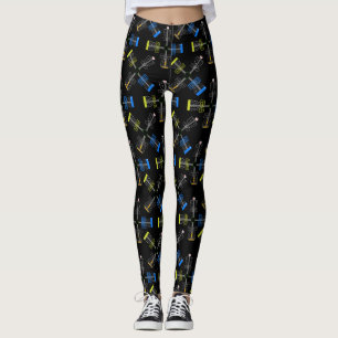 Leggings Cajas de Golf de Disco
