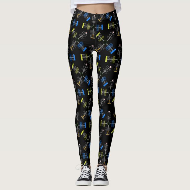 Leggings Cajas de Golf de Disco (Anverso)