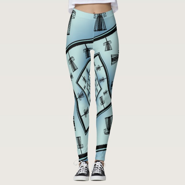 Leggings Cajas de golf de disco giratorio (Anverso)