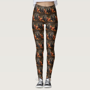 Leggings Calabaza deslumbrante Caña Corso Puppy Otoño