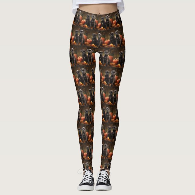 Leggings Calabaza deslumbrante Caña Corso Puppy Otoño (Anverso)