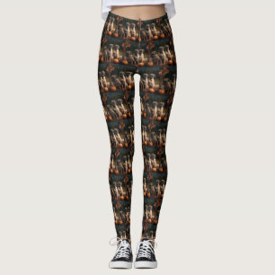 Leggings Calabaza deslumbrante de bullmastiff Puppy otoño