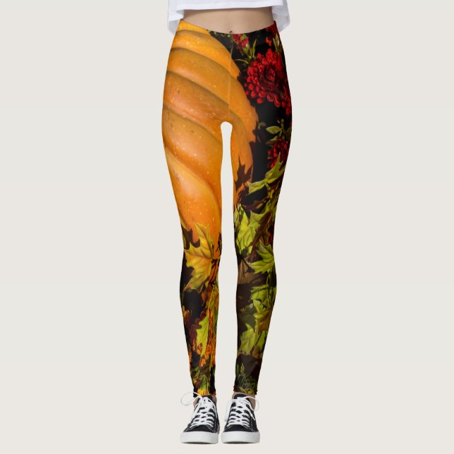 Leggings Calabaza Y Arreglo De Mamá (Anverso)