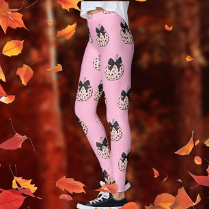 Leggings Calabaza y coqueta rosada de vaca Leggencias de Ha