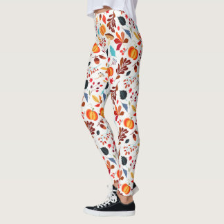 Leggings Calabaza y hojas