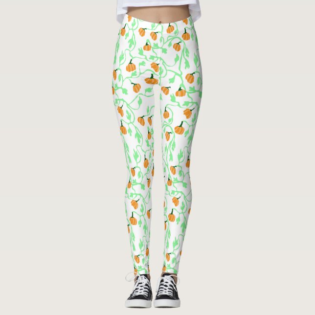 Leggings Calabaza y vinas (Anverso)
