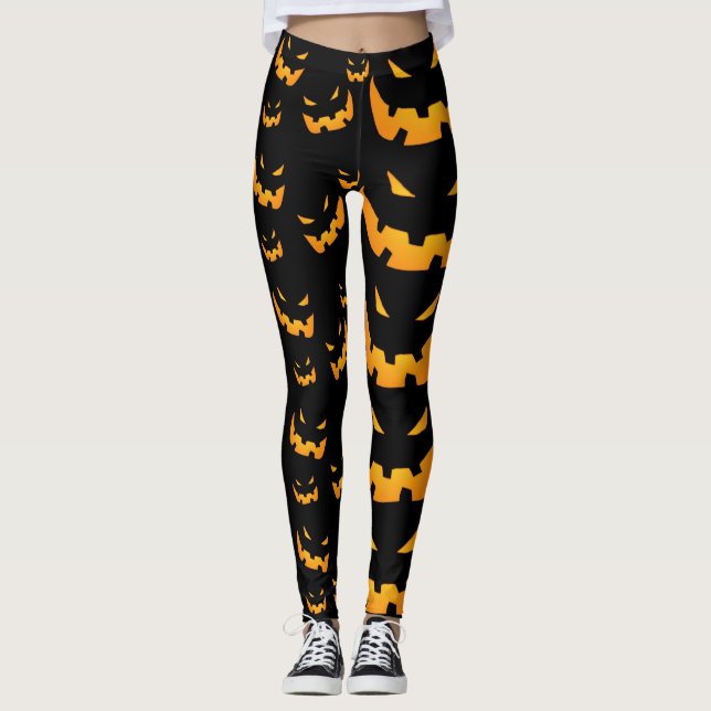 Leggings Calabazas de Halloween (Anverso)