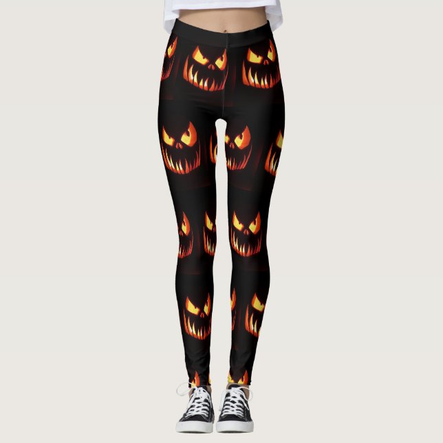 Leggings Calabazas de Halloween (Anverso)