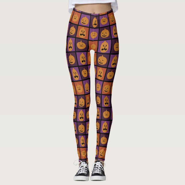 Leggings Calabazas de Halloween (Anverso)