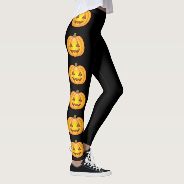 Leggings Calabazas de Halloween en fila (Derecha)