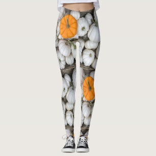 Leggings Calabazas fantasma con un naranja furtivo uno