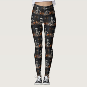 Leggings Calabazas Gran Danés Halloween Flip Espantoso