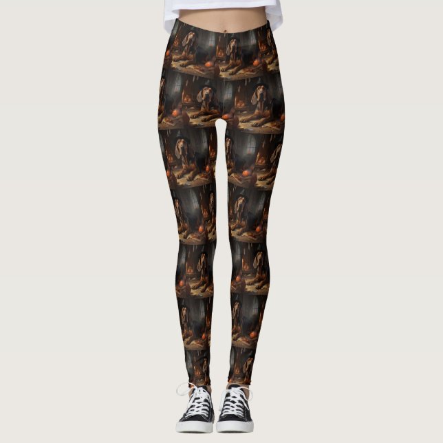 Leggings Calabazas sangrientas aterradoras (Anverso)
