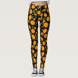 Leggings Calabazas y notas musicales