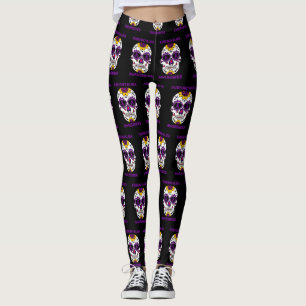 Leggings Calavera de azúcar/Conciencia... Fibro