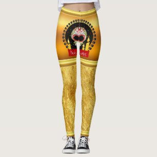 Leggings Calavera de azúcar derramando sangre intimidante y